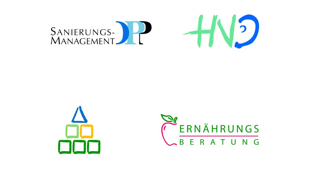 Logoentwürfe, die beim Kunden 2te Wahl waren